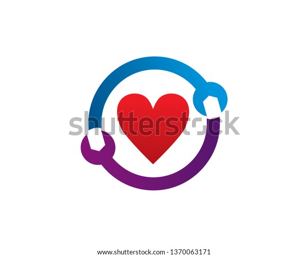 Love Repair\
Logo Template, Icon, Symbol -\
Vector