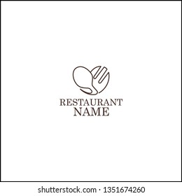 Love restaurant logos, spoons and forks