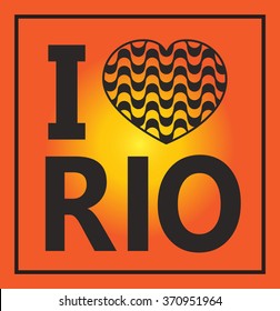 Me encanta el vector de Río de Janeiro.