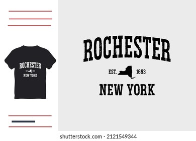 I love Rochester t shirt design