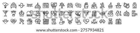 Love Romance Affection Icon Collection