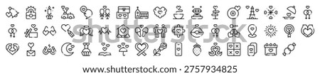Love Romance Affection Icon Collection