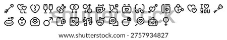Love Romance Affection Icon Collection