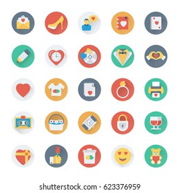 Love and Romance Colored Vector Icon 2
