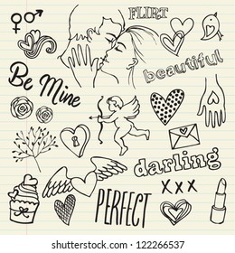 Love & romance doodles