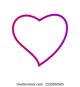 imagen de icono de gradiente de romance de amor