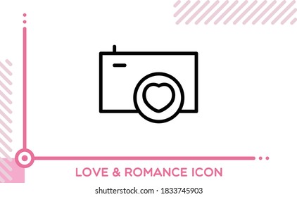 Love And Romance Icon Camera