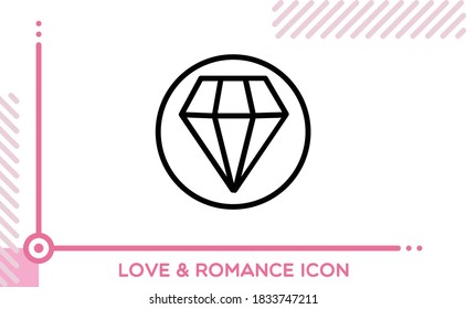 Love And Romance Icon Diamond