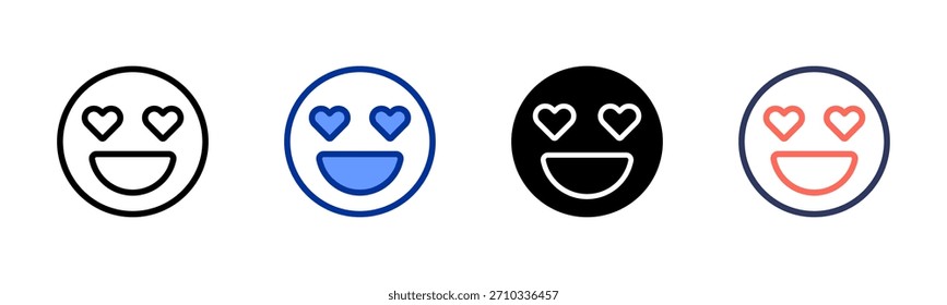 Love And Romance icon set multiple style collection