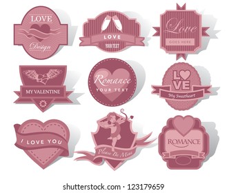 Love and Romance Label Collection