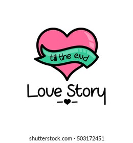 Love and romance logo