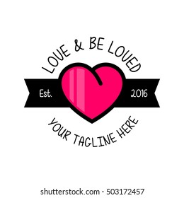 Love and romance logo