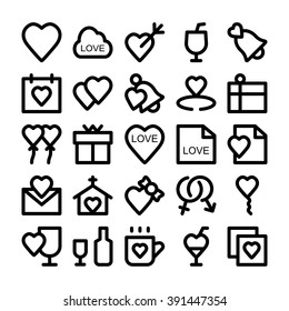 Love & Romance Vector Icons 1