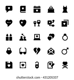 Love and Romance Vector Icons 1