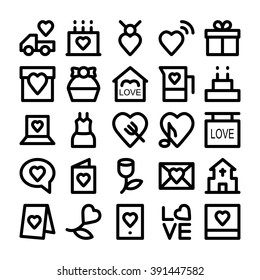 Love & Romance Vector Icons 2