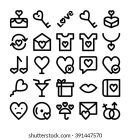 Love & Romance Vector Icons 8