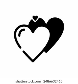 Love and romantic icon design