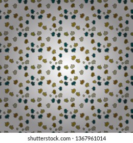 Love romantic theme. Design for decoration, gift paper, textile. Abstract texture, repeat tiles. Valentines day background. Vector. Seamless pattern with small hearts on black, white, yellow backdrop.