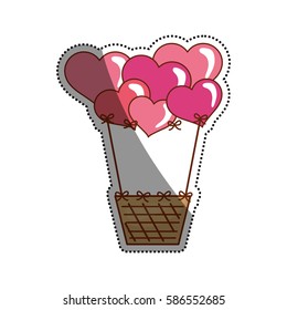 Love and romanticism icon vector illustration graphic design