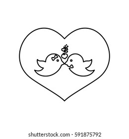 Love and romanticism icon vector illustration graphic design