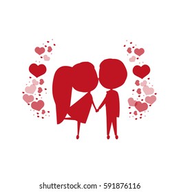 Love and romanticism icon vector illustration graphic design