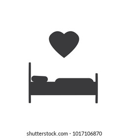 Love room icon, vector illustration design. Love collection.