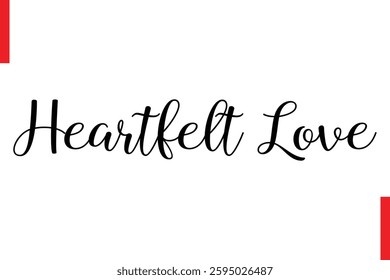 Love Saying Cursive Typography Text Lettering