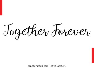 Love Saying Cursive Typography Text Lettering