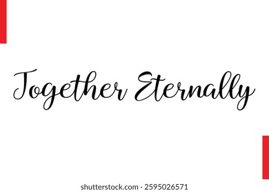 Love Saying Cursive Typography Text Lettering
