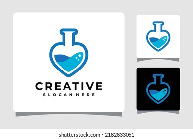 Love Science Lab Logo Template Design Inspiration