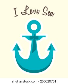 love sea design, vector illustration eps10 graphic 