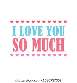 love seal with hearts and message. vector illustration design