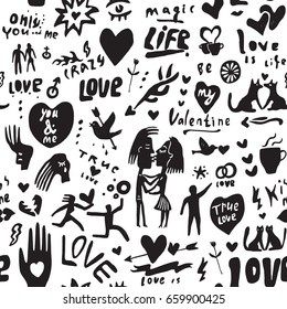 love seamless background