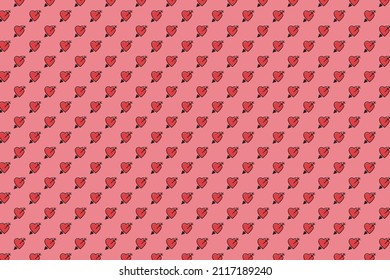 Love seamless pattern abstract valentine background