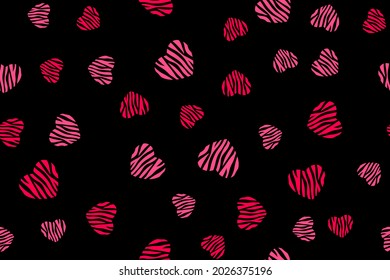 Love seamless pattern background with hearts. Vector Illustration EPS10