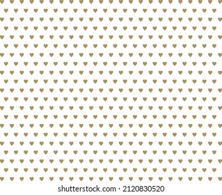 Amor patrón sin fisuras con corazones beige sobre fondo blanco, Día de San Valentín, tarjeta linda, concepto de amor, arte, diseño para la decoración, papel envolvente, impresión, tela o textil, ilustración vectorial
