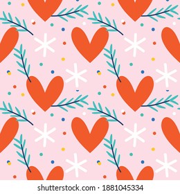 El amor es un patrón sin fisuras. Antecedentes cardíacos. Fondo de escritorio