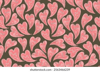 love seamless pattern romantic background