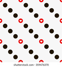 Love Seamless pattern vector template
