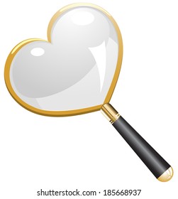 Love Search Magnifying Glass