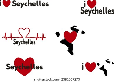 I love Seychelles. Patriotic Sublimation Bundle 