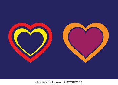 Ilustración de Arte vectorial de forma de amor