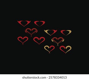 Love Shape in Vector file 
