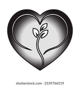 Love shape vector icon illustration design