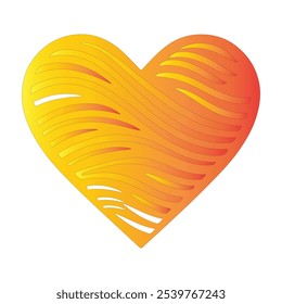 Liebesform, Vektorsymbol, Illustration, Design