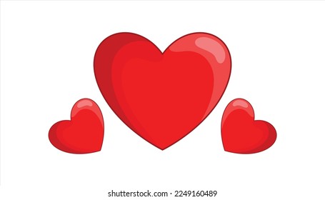 Liebesform, Vektorgrafik für Valentinstag