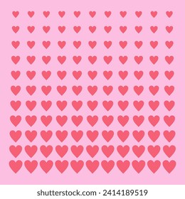 Love shape,love vector background,simple design for valentine greeting.