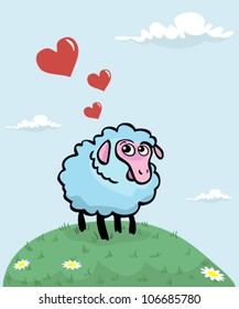 In love with a sheep