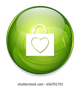 love shoppingbag icon