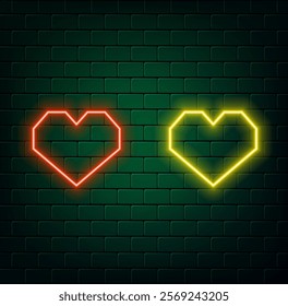Love sign Blank space heart.